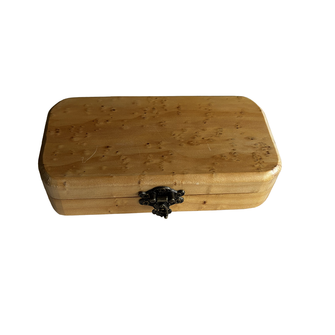 Wooden Crochet Hook Set made by Wildwoodpens from Birdseye Macrocarpa.