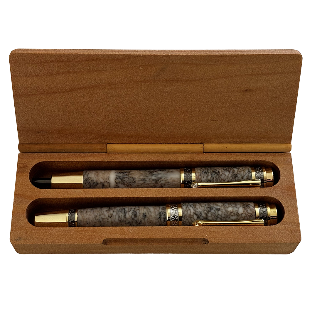 Kauri Case & Whalebone Pen & Pencil set