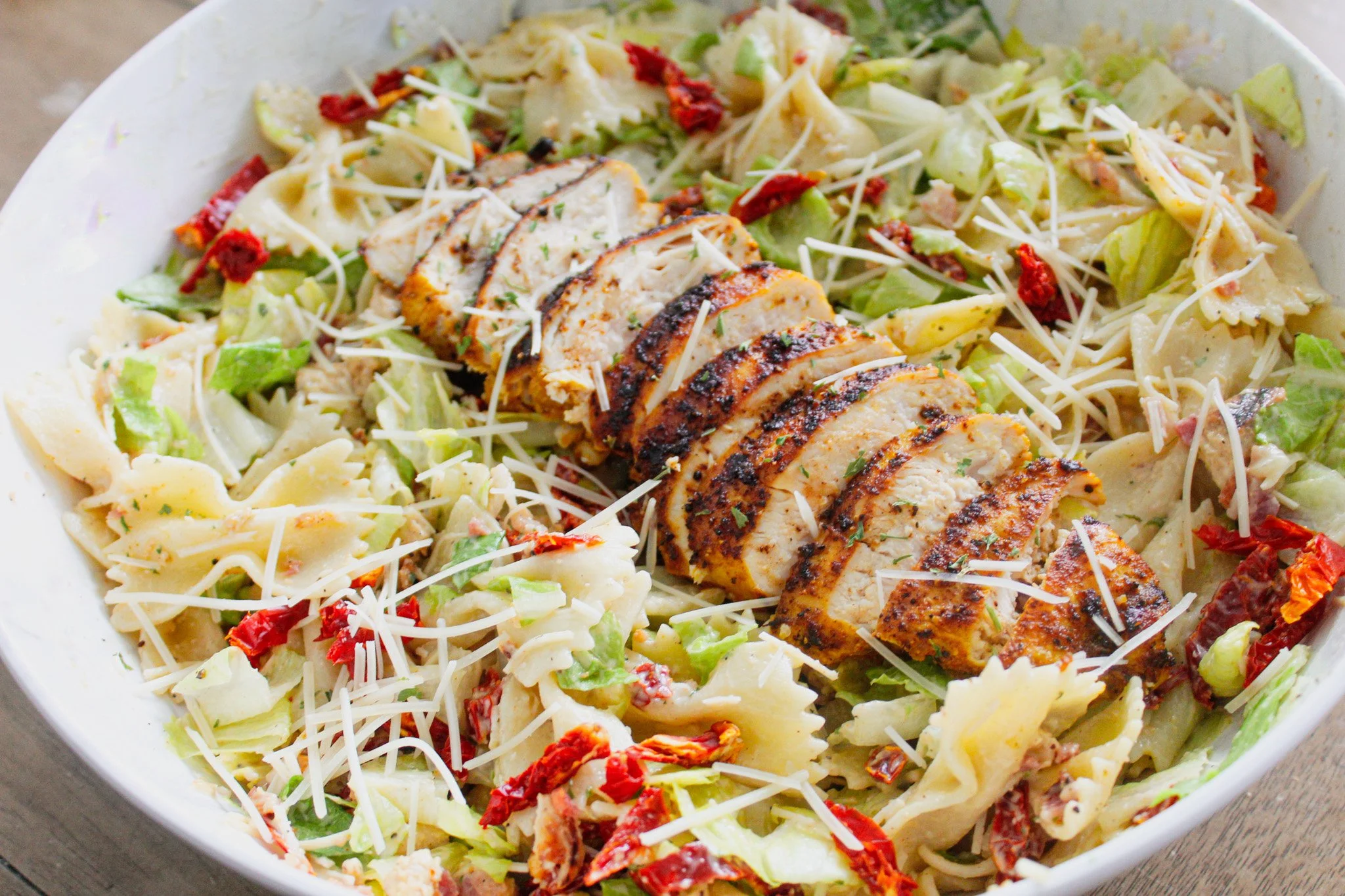 Chicken Caesar Pasta Salad