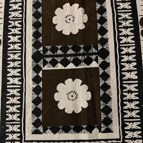 Fijian Tapa Masi cloth, made from paper mulberry tree bark, is a traditional fabric created by women for ceremonies &amp; everyday use. A vital income source &amp; popular souvenir, with modern designs emerging. ❤️ This is one of our family favorite,