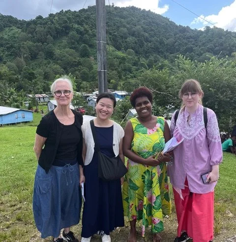 A **HUGE BULA VINAKA** to Teresia, the village nurse from the remote community where we introduced our reusable cloth sanitary pad project last year with the wonderful support from CHEC.  Teresia has maintained communication, sharing updates and posi