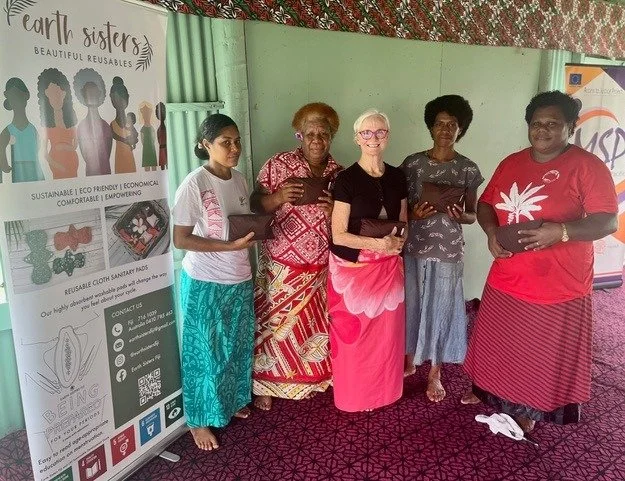 We held workshops and education days. We listened. And then we provided the tools girls needed to stay in school, work, and to participate fully in society. Reusable cloth sanitary pad packs. A game changer. ♻🥇https://www.earthsistersfiji.com/ #reus