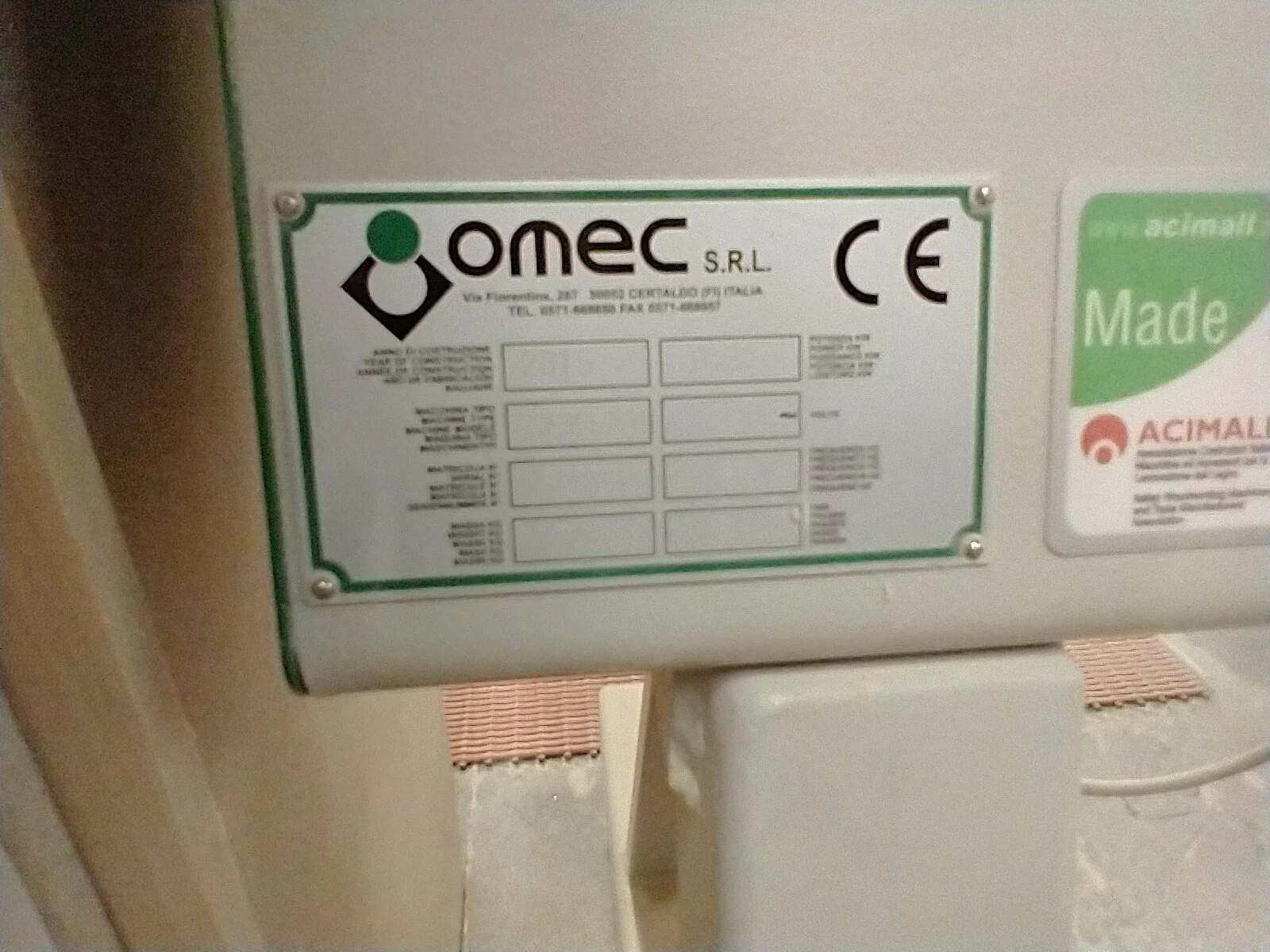 Omec SCM1200 Hydraulic Drawer Clamp System (Used) — LIMZ MACHINERY GROUP