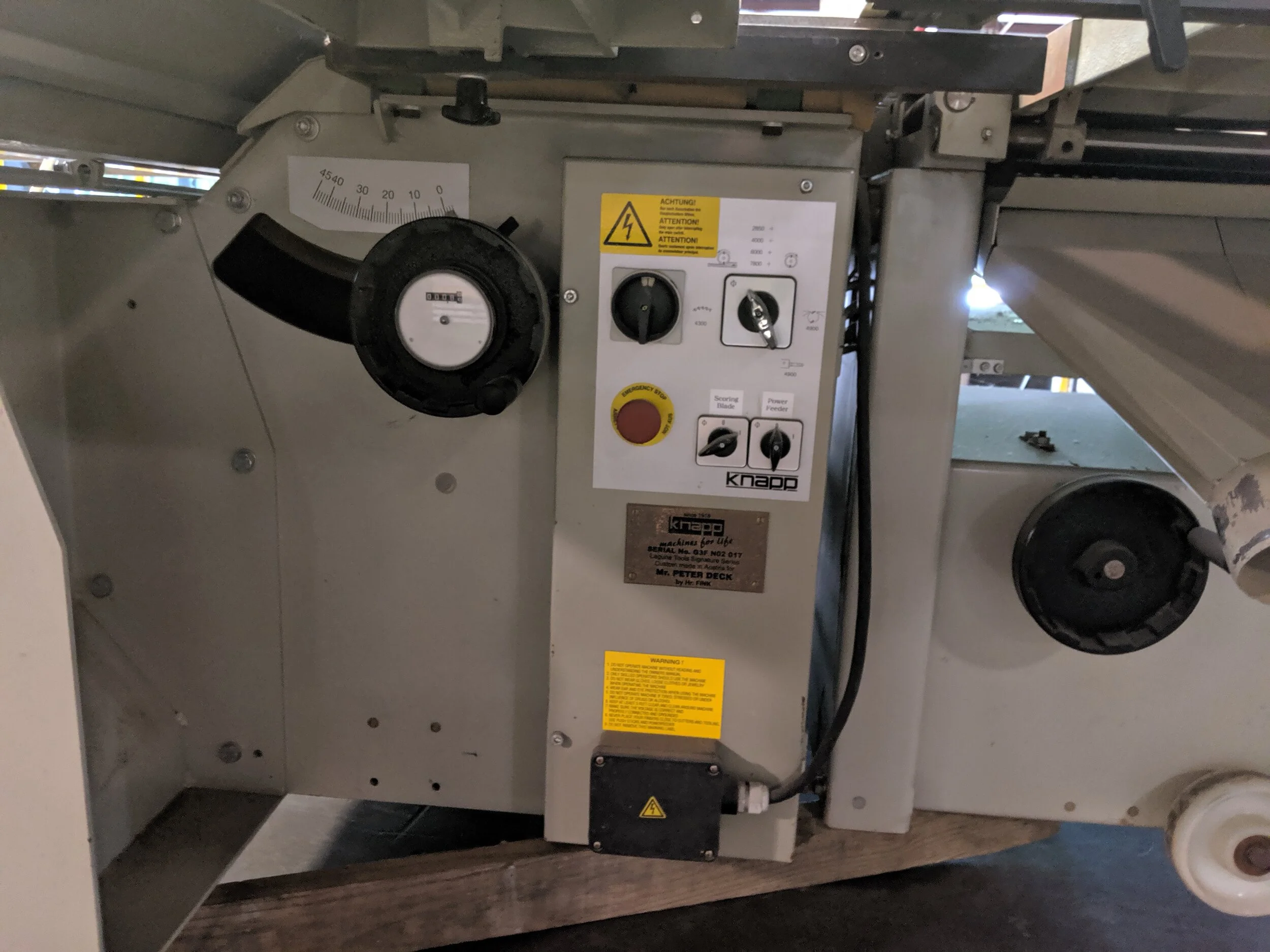 Knapp 5in1 Saw, Shaper, Planer, Jointer, Mortiser (Used) — LIMZ