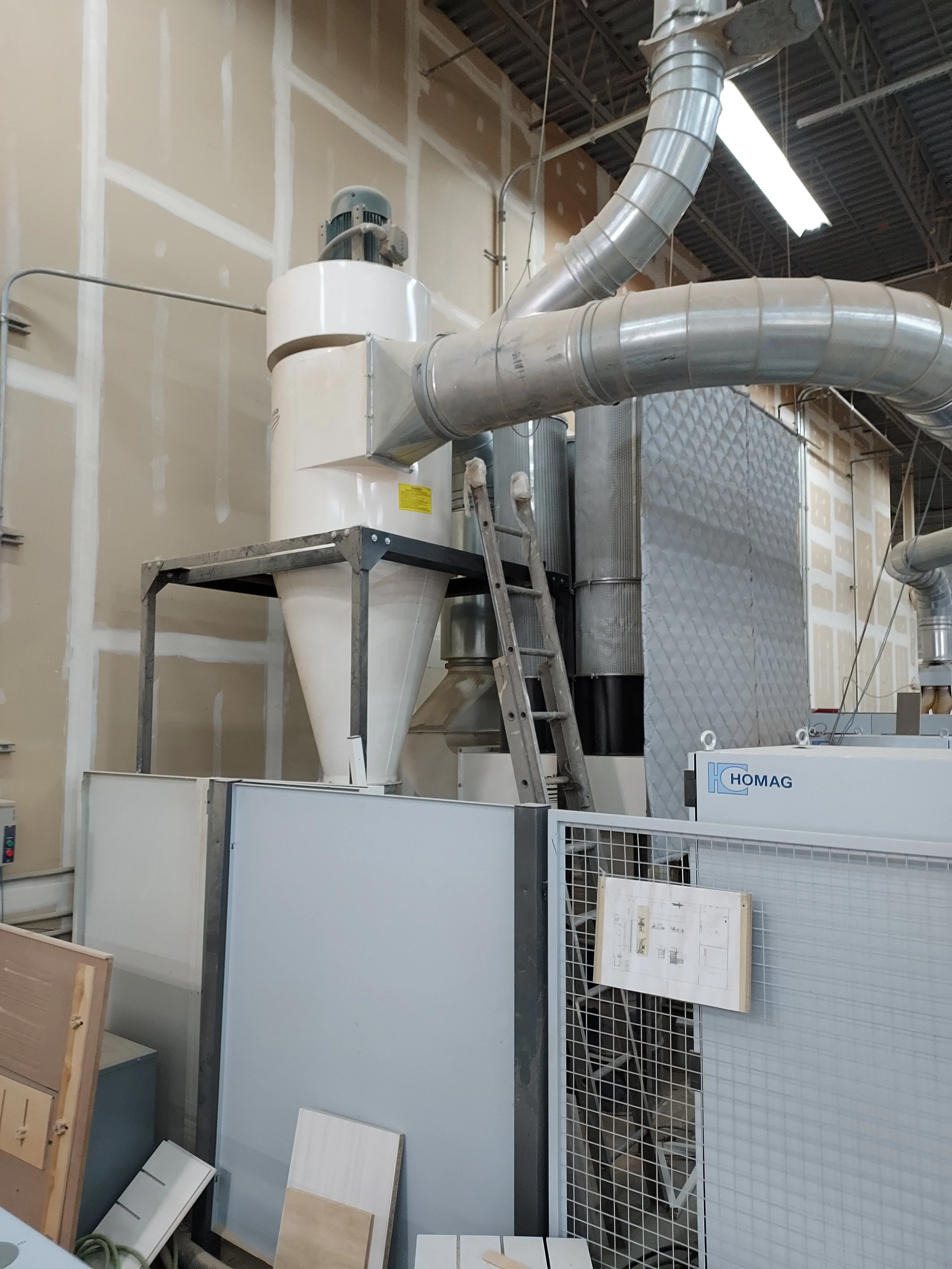 Oneida 20HP Direct Drive Cyclone Dust Collector (Used) — LIMZ MACHINERY