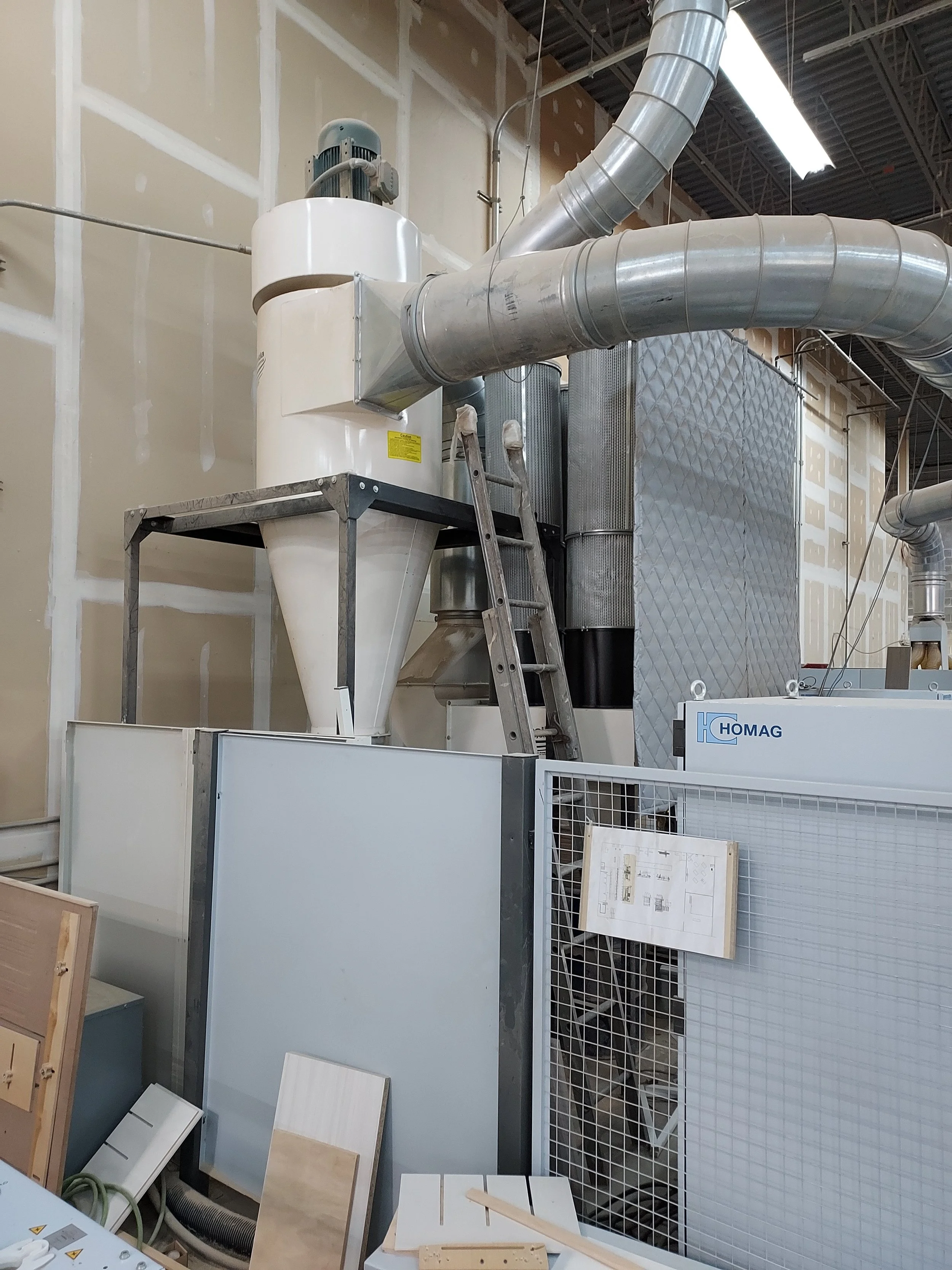 Oneida 20HP Direct Drive Cyclone Dust Collector (Used) — LIMZ MACHINERY GROUP