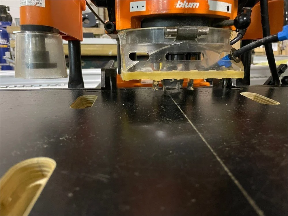 Blum Hinge Boring Machine (Used) — LIMZ MACHINERY GROUP