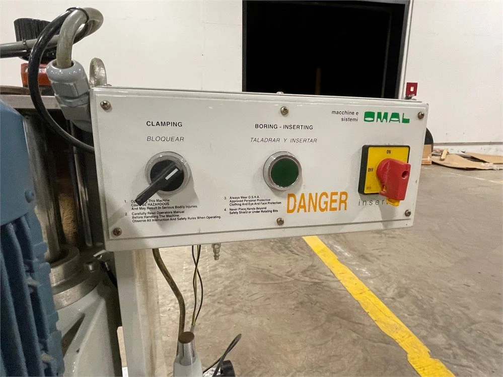 Omal Hinge Boring Machine 2004 (Used) — LIMZ MACHINERY GROUP