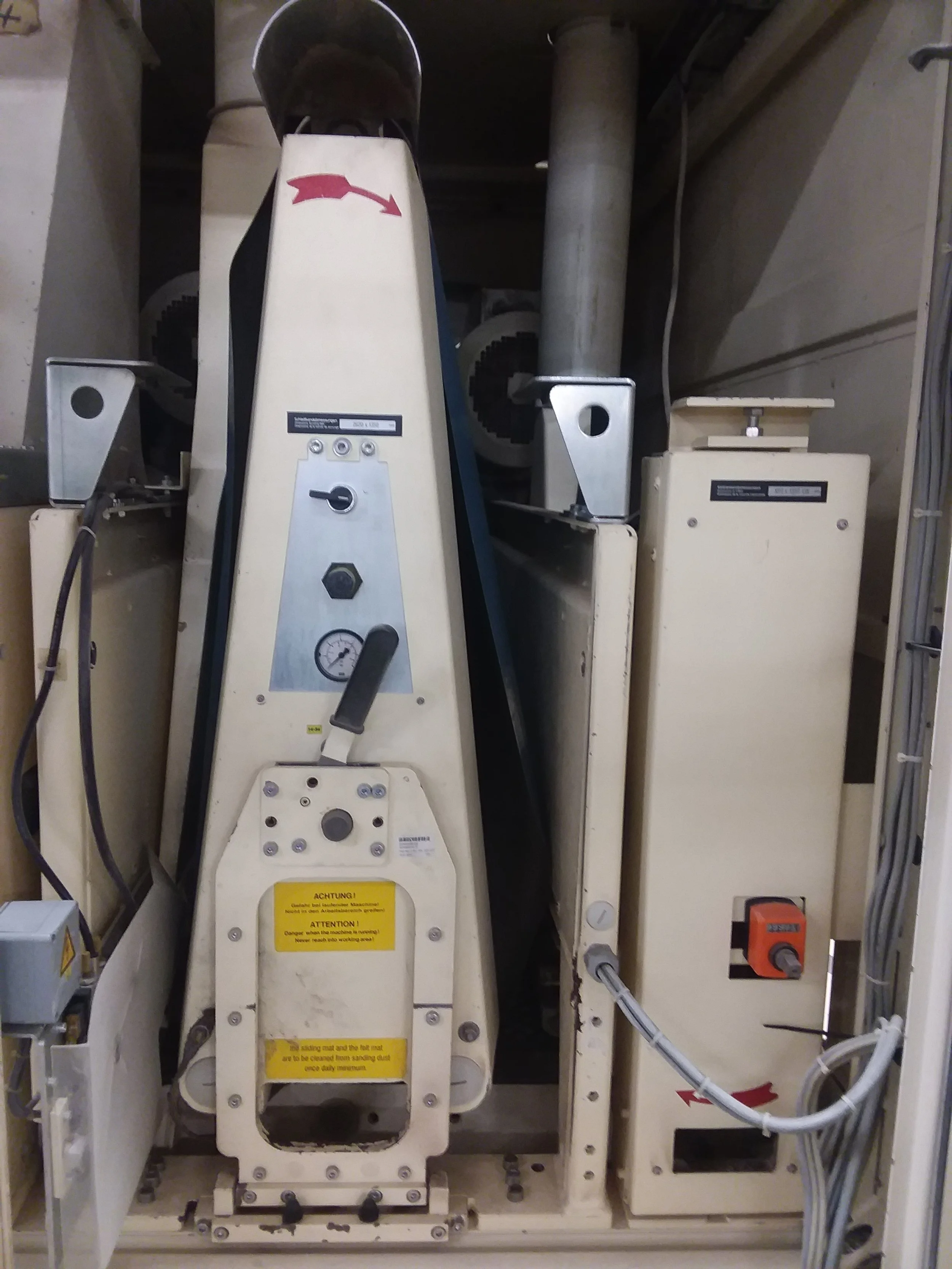 Heesemann 53Inch 4 Head RRRL Wide Belt Sander (Used) — LIMZ MACHINERY GROUP