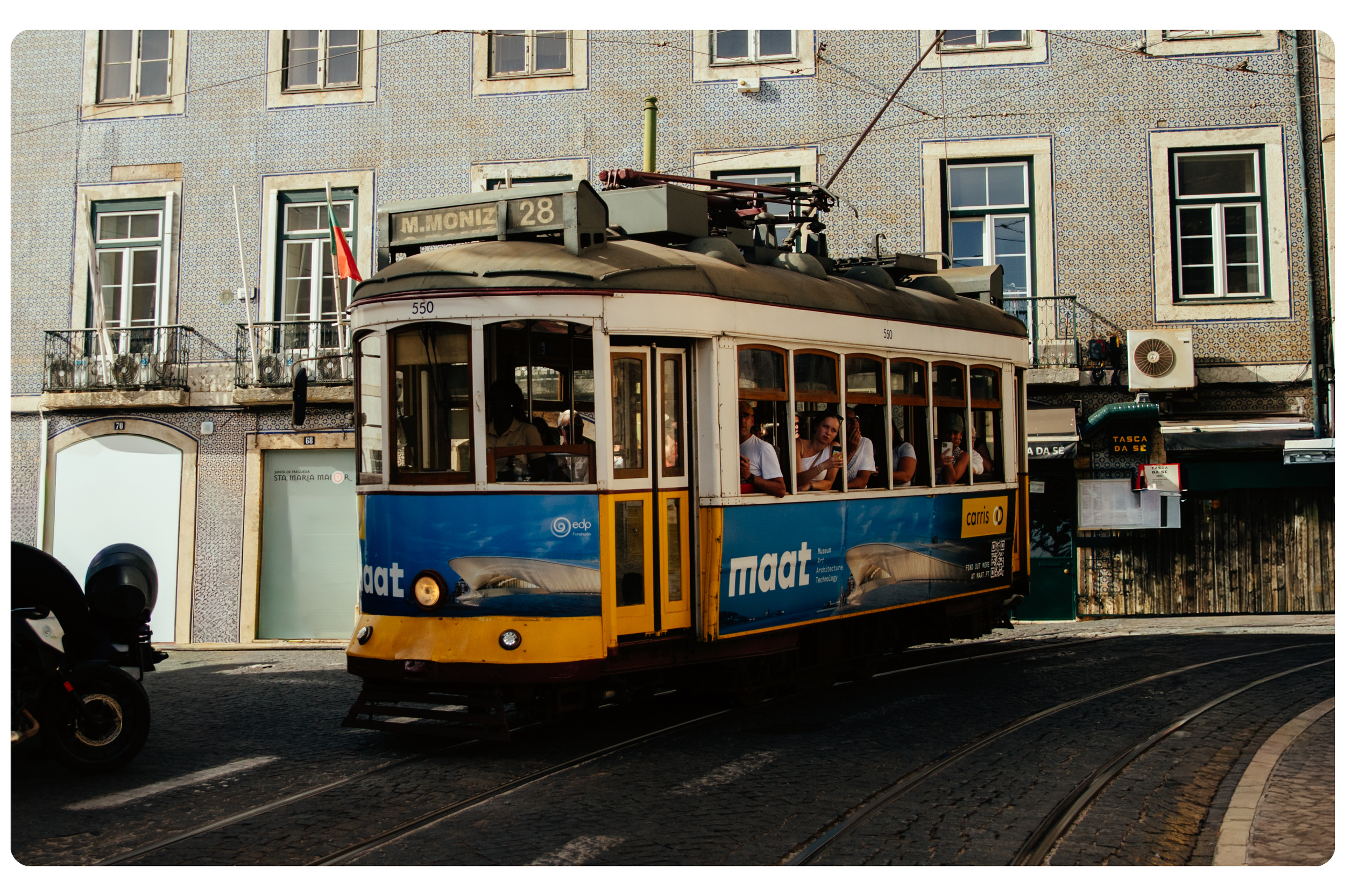 Lisbon light rail.