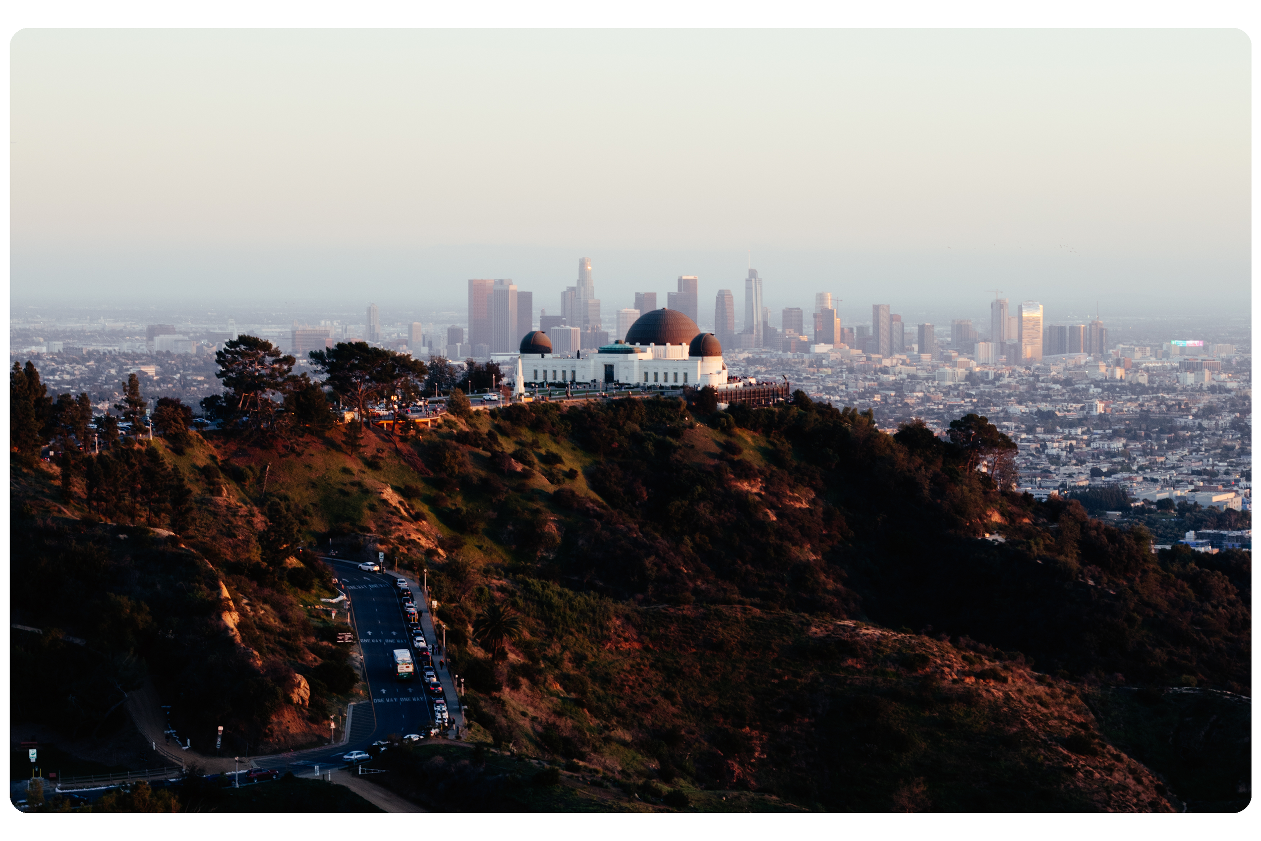 Griffith Observatory in Los Angeles, CA.