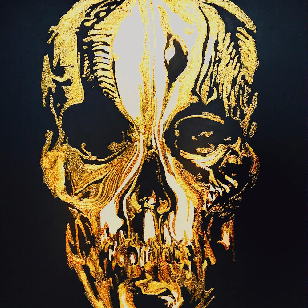 Skull — Gold / Bronze / Black