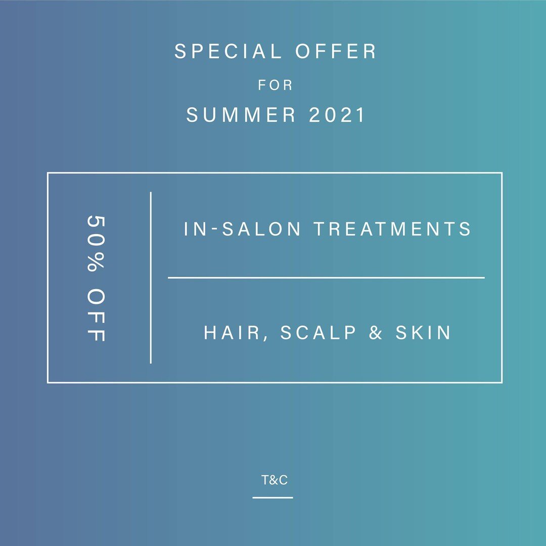 SUMMER SPECIAL OFFER

On now through August 31st - Enjoy any La Biosthetique in-salon treatment for Hair, Scalp or Skin at half price!*

Pamper yourself this summer &amp; explore new aspects of your Beauty Ritual.

Discover the treatments offered at 