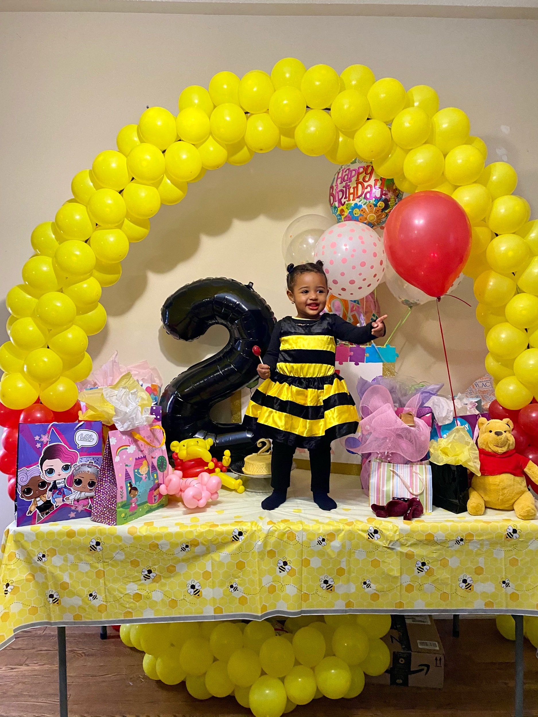 Leo's DIY Winnie the Pooh Birthday Party - 40 Aprons