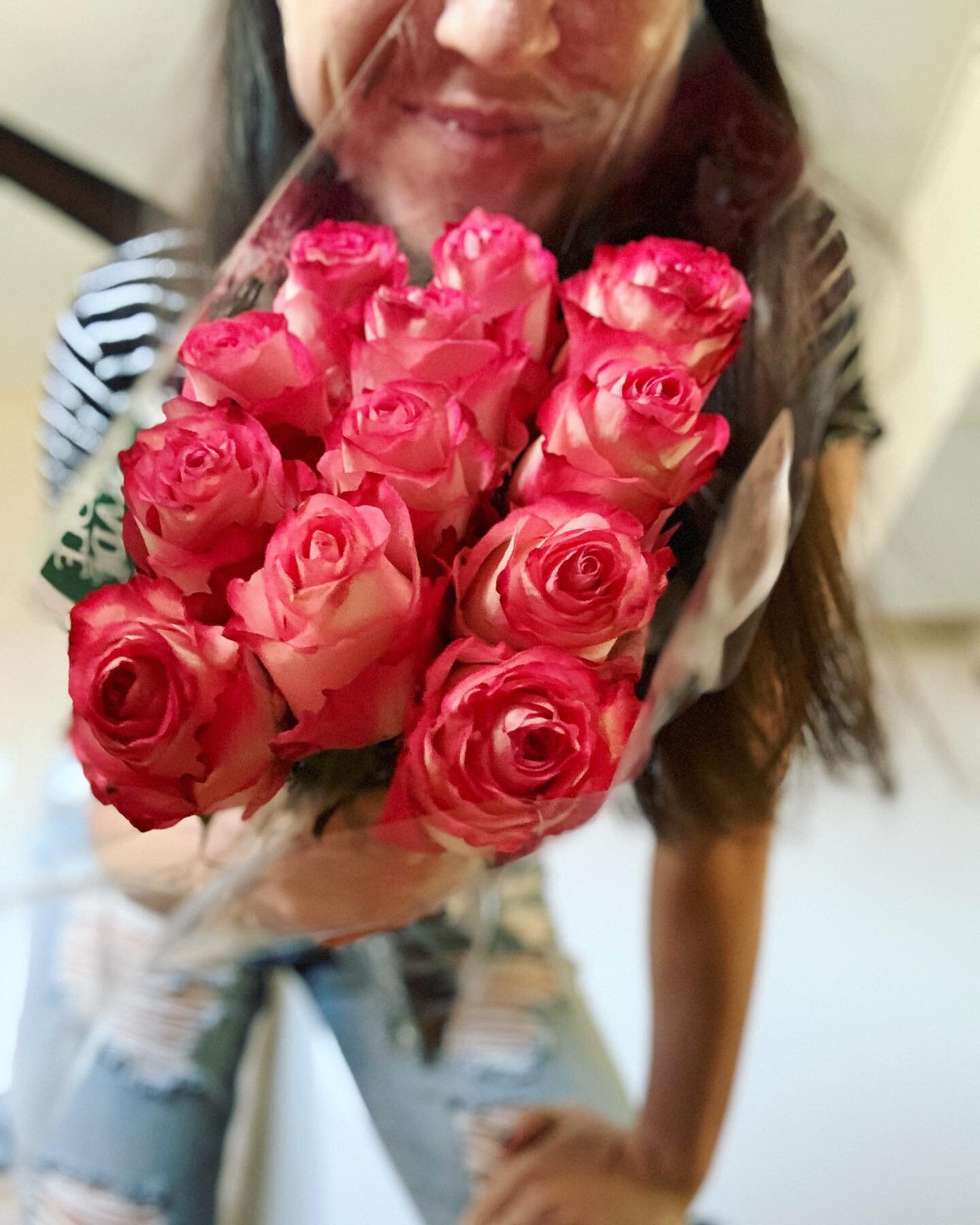 I got flowers to myself, from myself. And you know what?

These roses stuck, not a thorn in me, but truth in me. 

You get to feel worthy and deserving now.

You get to celebrate your accomplishments now, even if &ldquo;small&rdquo;.

You get to be a