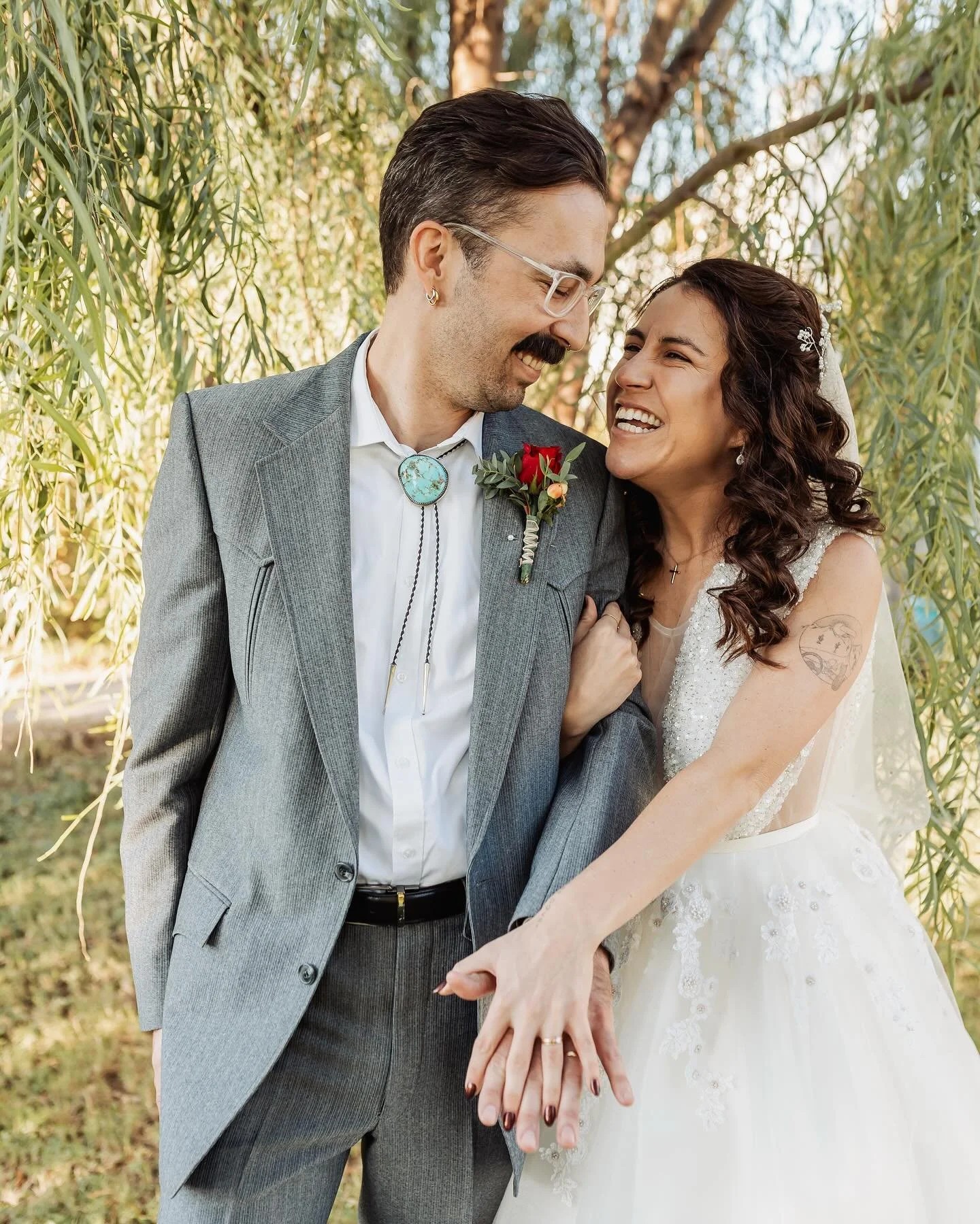 Three months down. A lifetime to go 🥹💍❤️ What gets me most? Picture #3. 

The way he looks at me. I&rsquo;ll never get over it. My darling. My husband. 

I love you. I&rsquo;m so thankful for every moment I had the honor of waiting for you. 

I lov