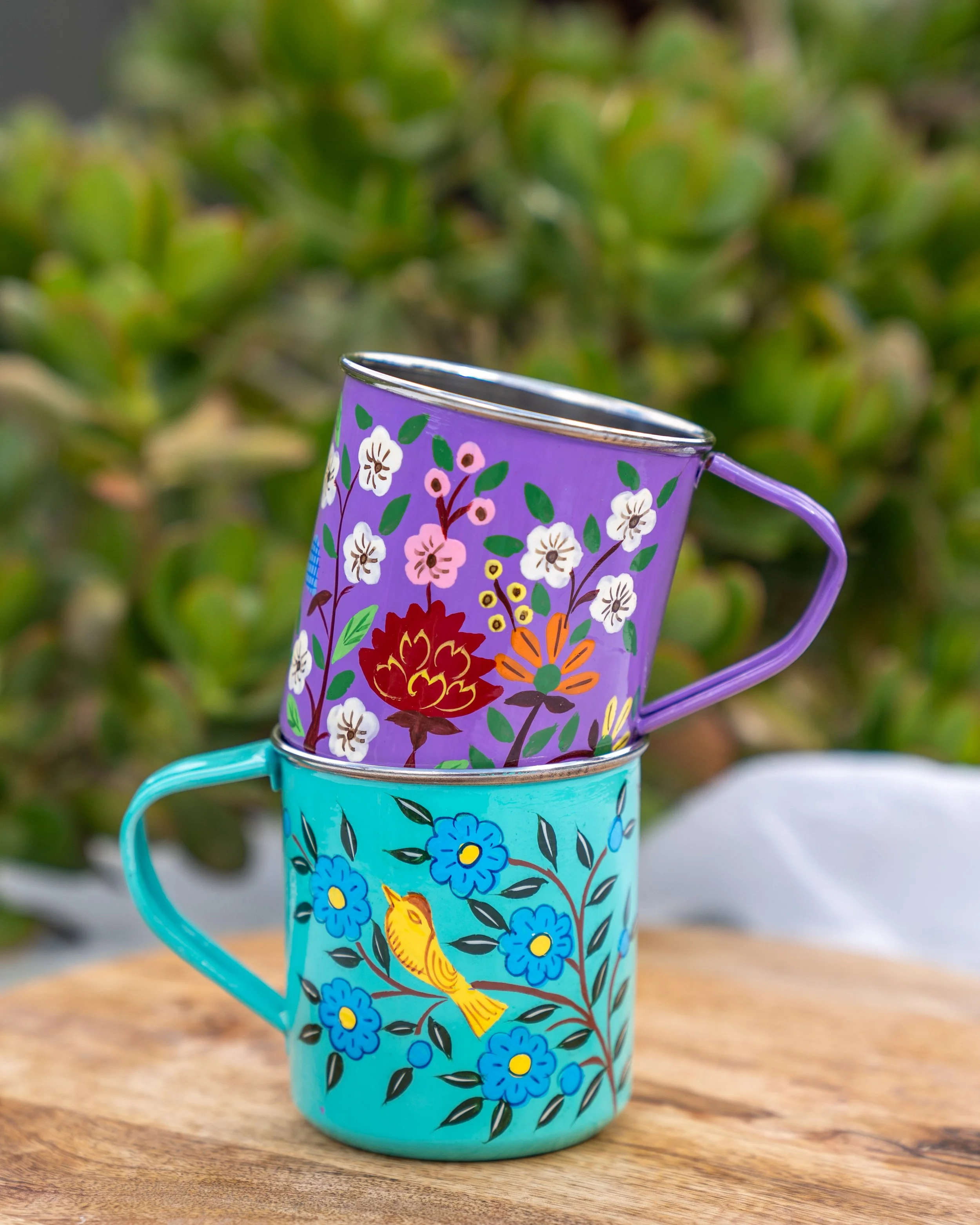 Kashmir Rose Camping Mug. 100 