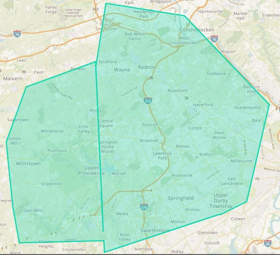 Service Area — Essex Cleaners