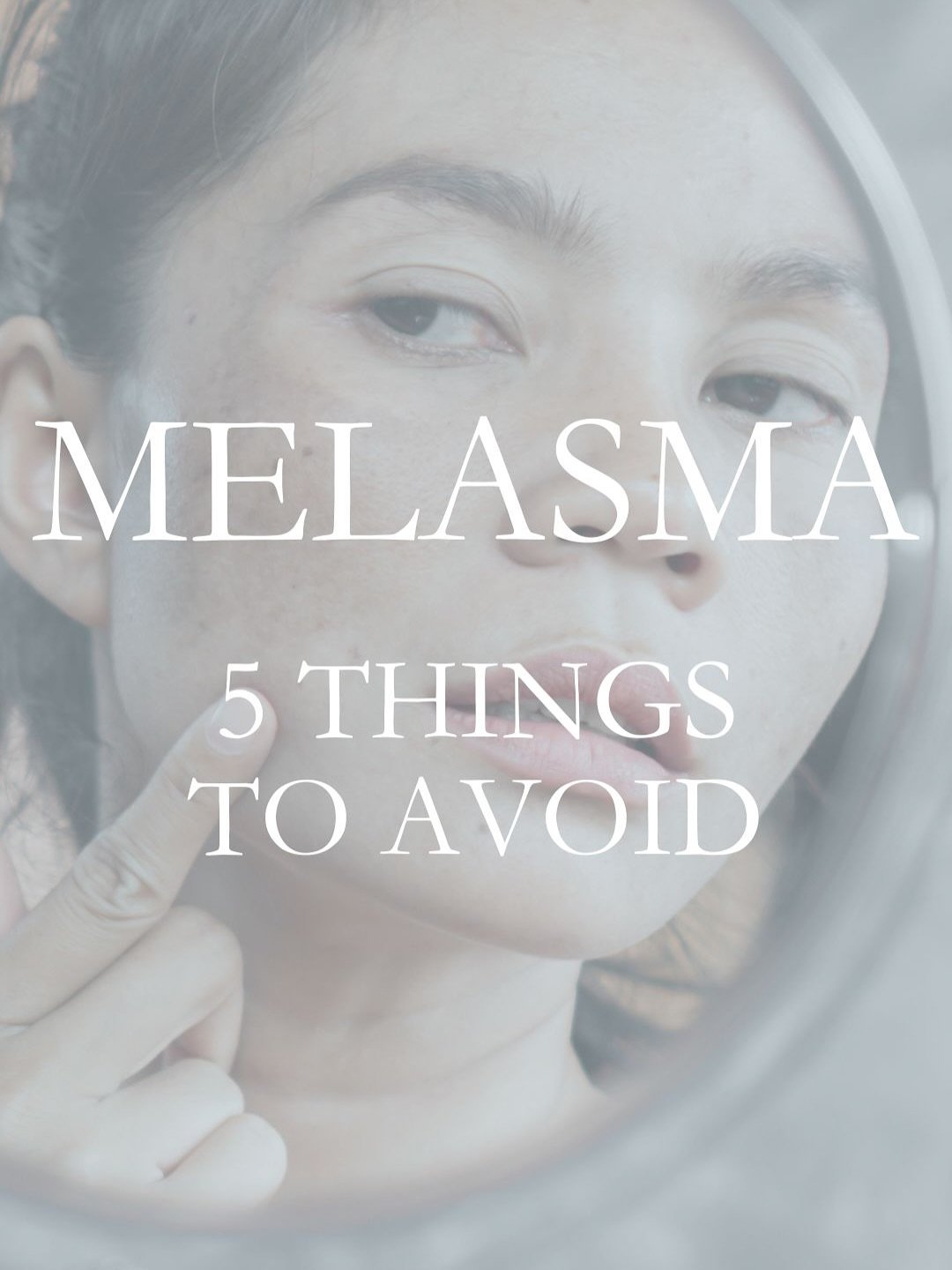 Melasma appears as patches of pigmentation usually affecting both cheeks and forehead. It can be challenging to manage, and requires consistency.