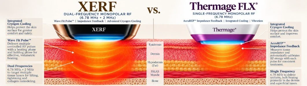 XERF vs Thermage at Rejuve Medspa in Newcastle near Seattle, Bellevue, Issaquah