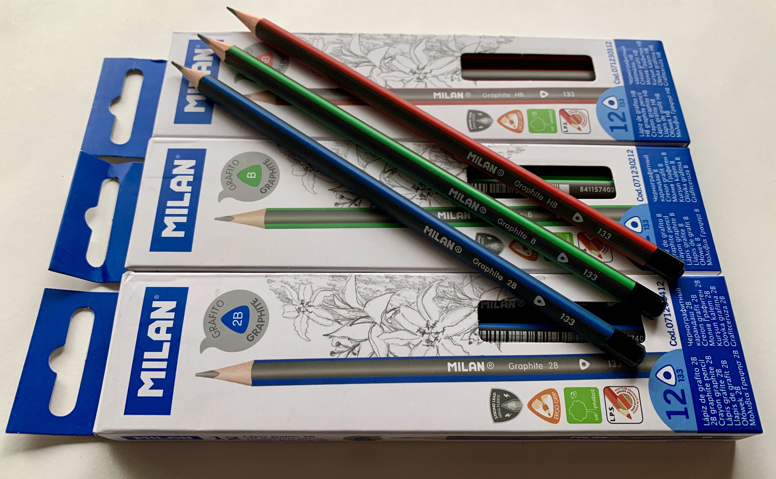 Milan Double-Ended Colored Pencils - Set of 6