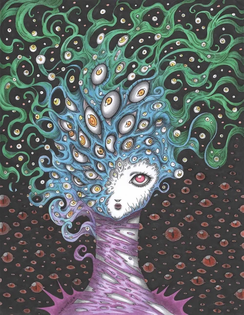 Painting by Jackie Hong