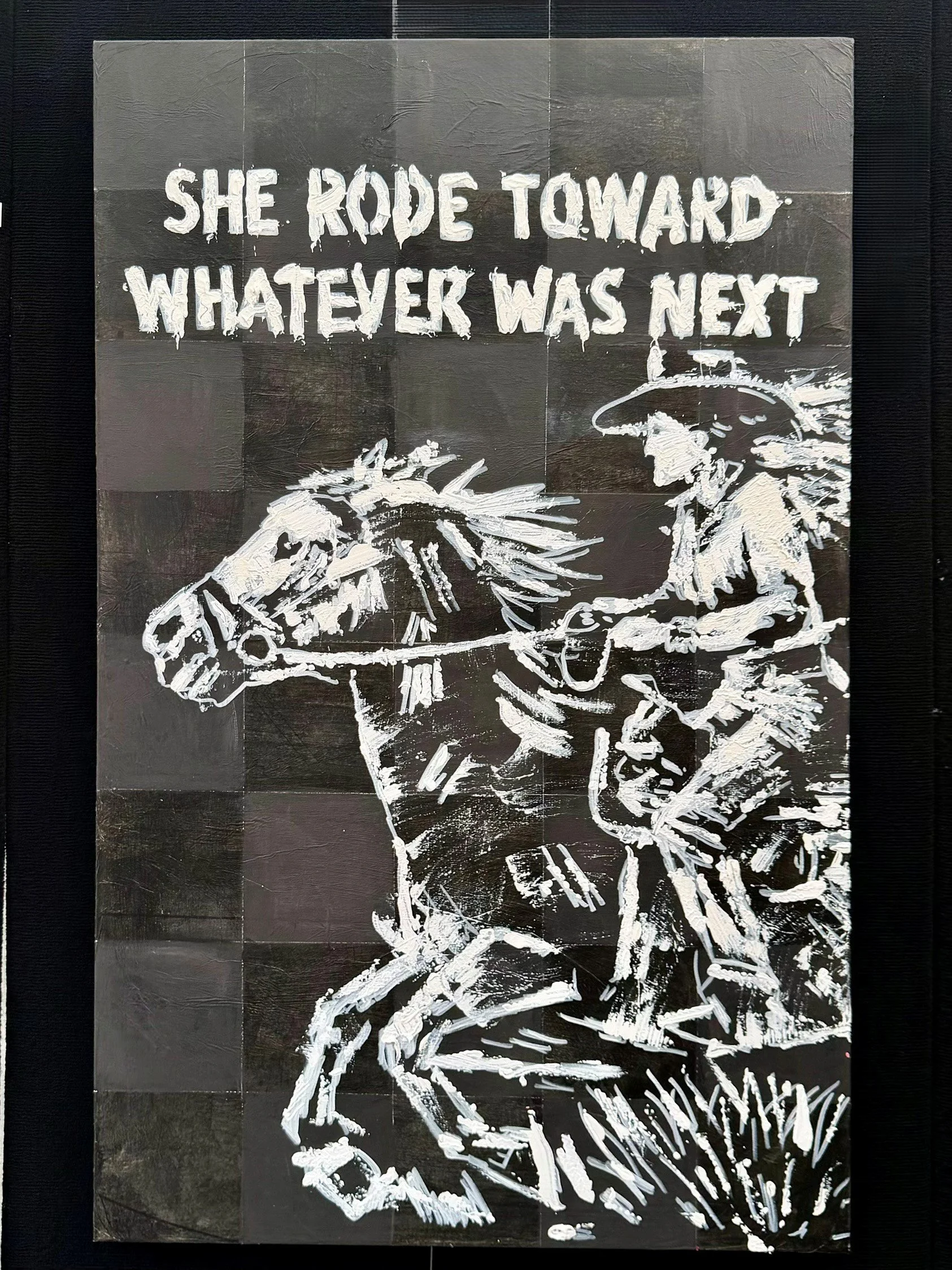 She rode