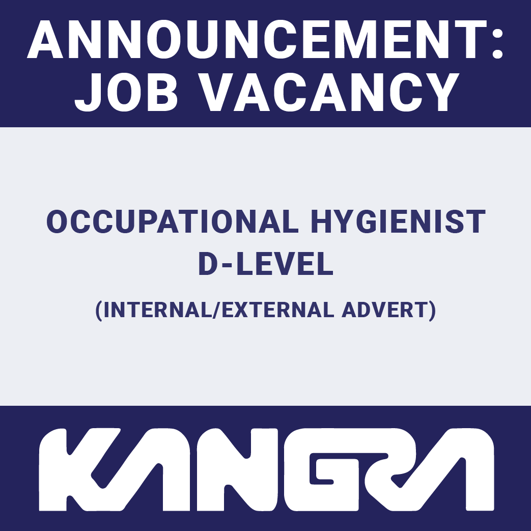Job Post: Occupational Hygienist (D-Level)