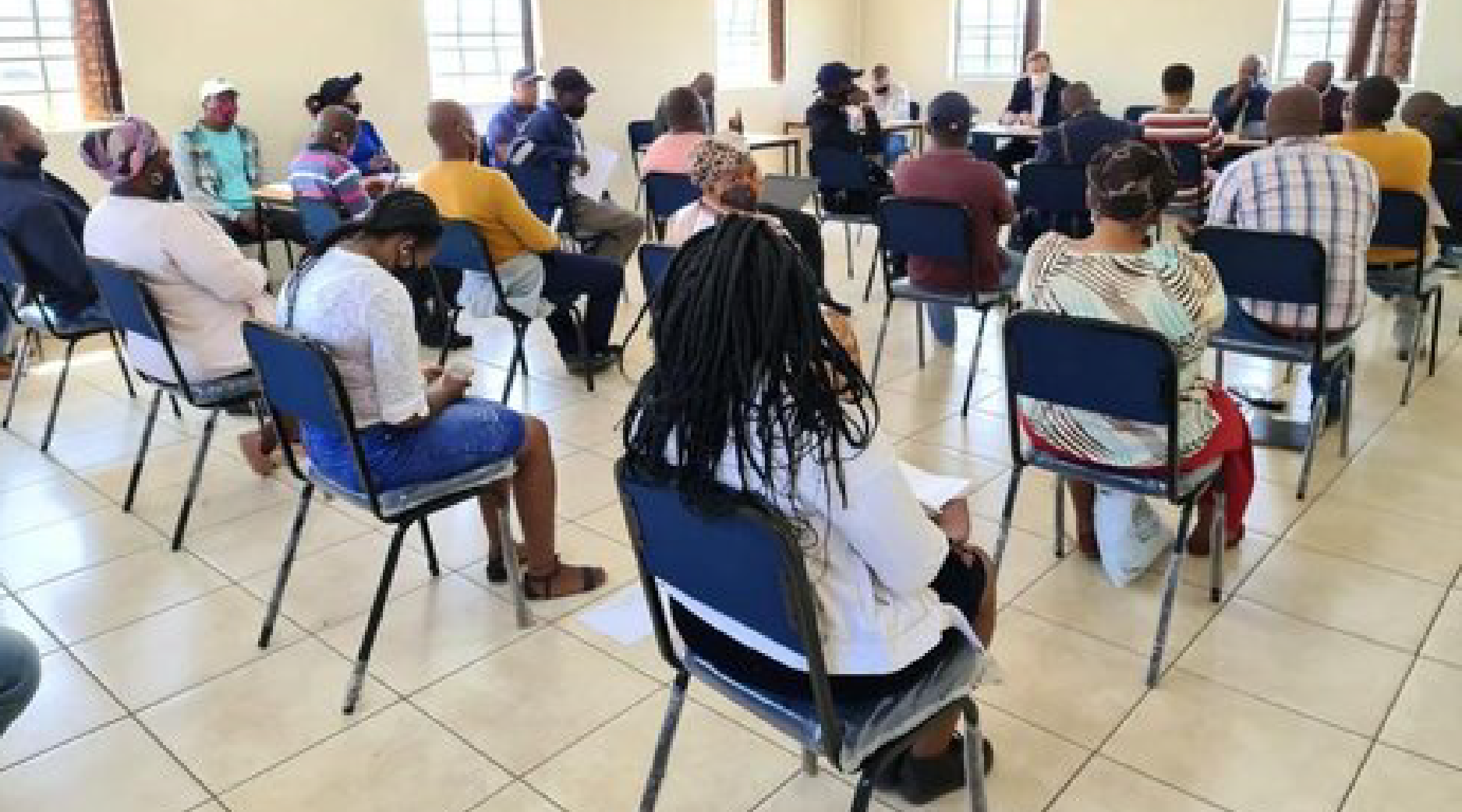 Kangra meets with Driefontein and Donkerhoek communities