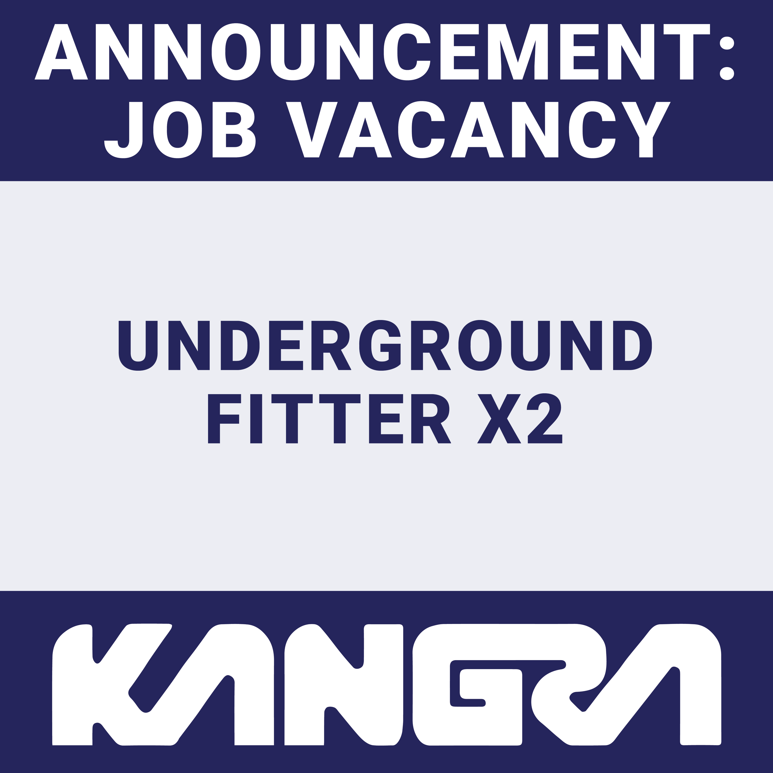 Job Post: 2X Underground Fitter