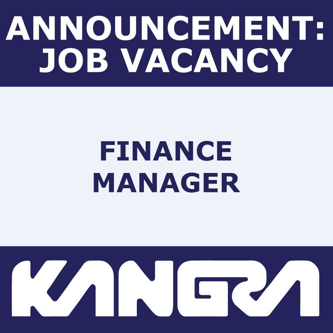 Job Post: Finance Manager 