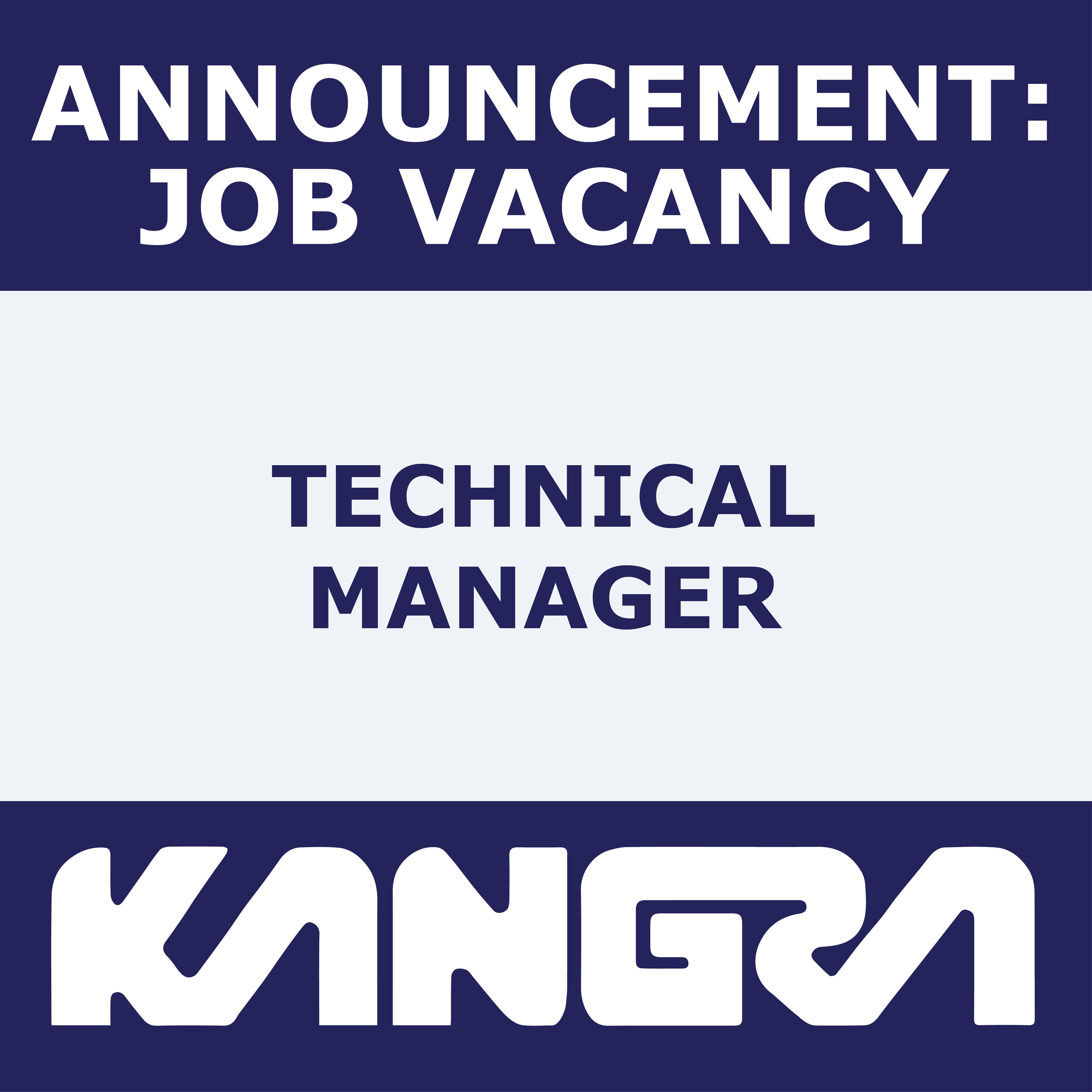 Job Post: Technical Manager