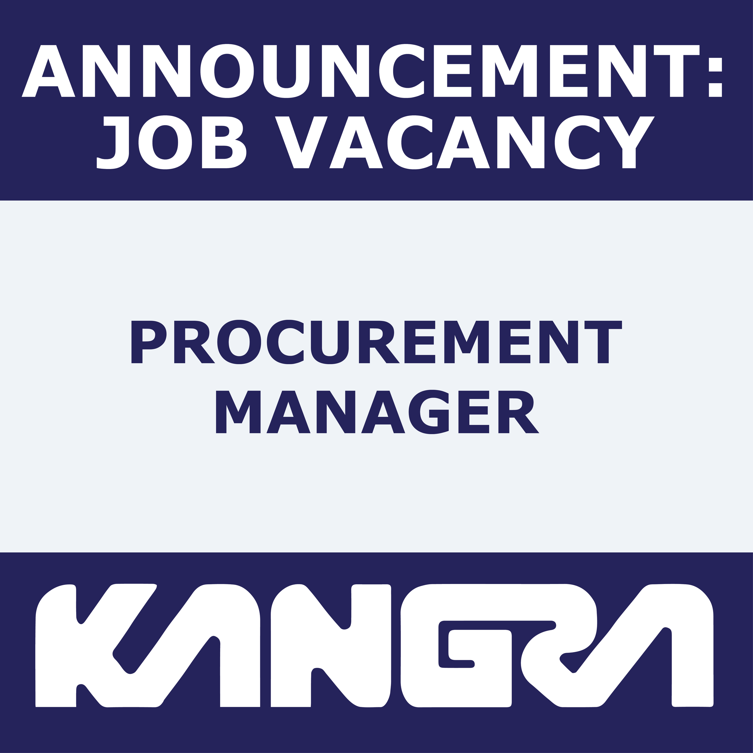 Job Post: Procurement Manager