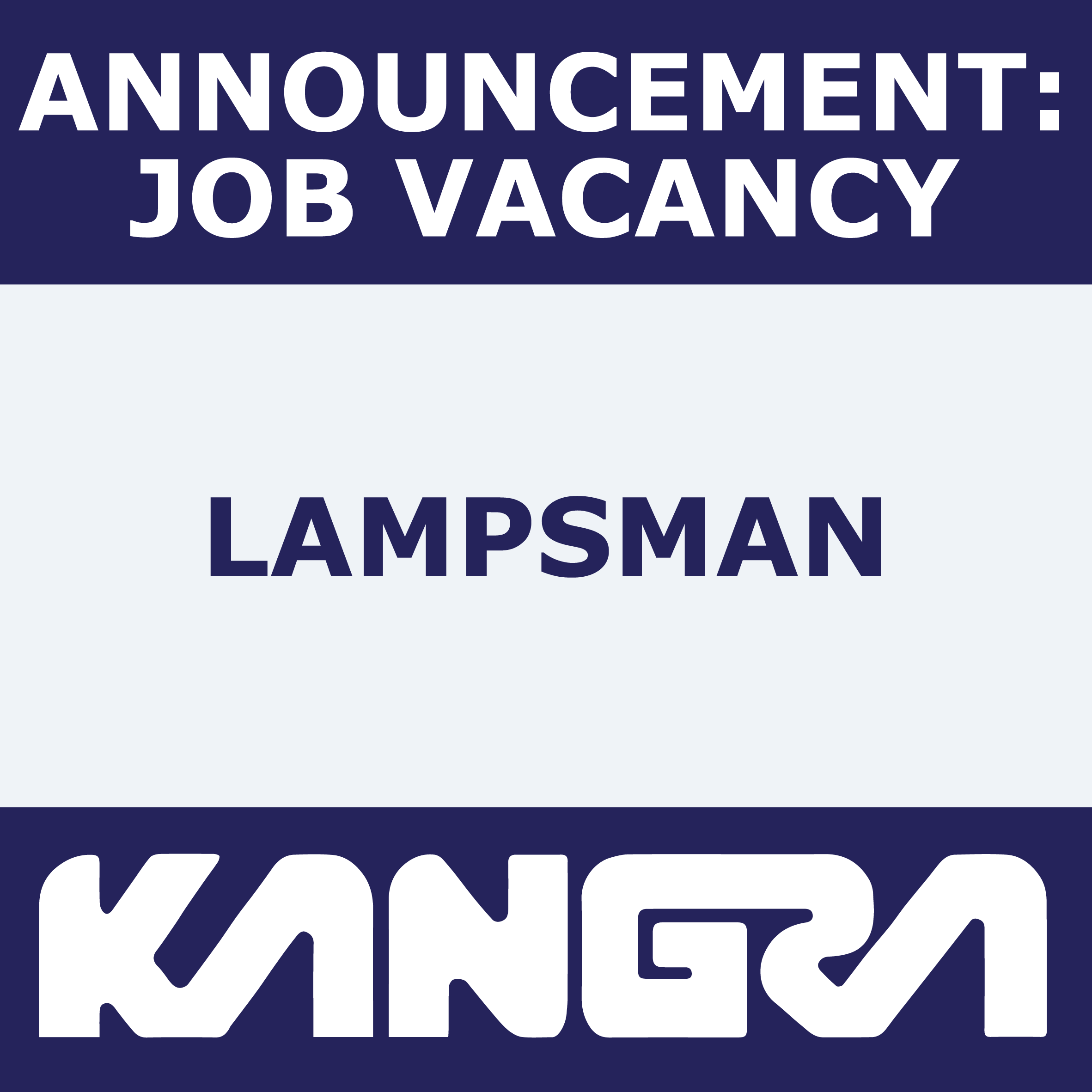 Job Post: Lampsman