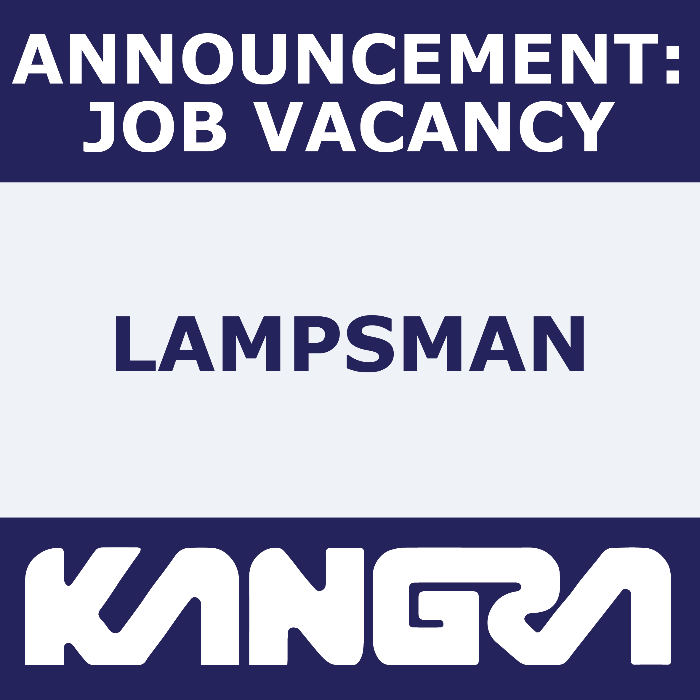 Job Post: Lampsman