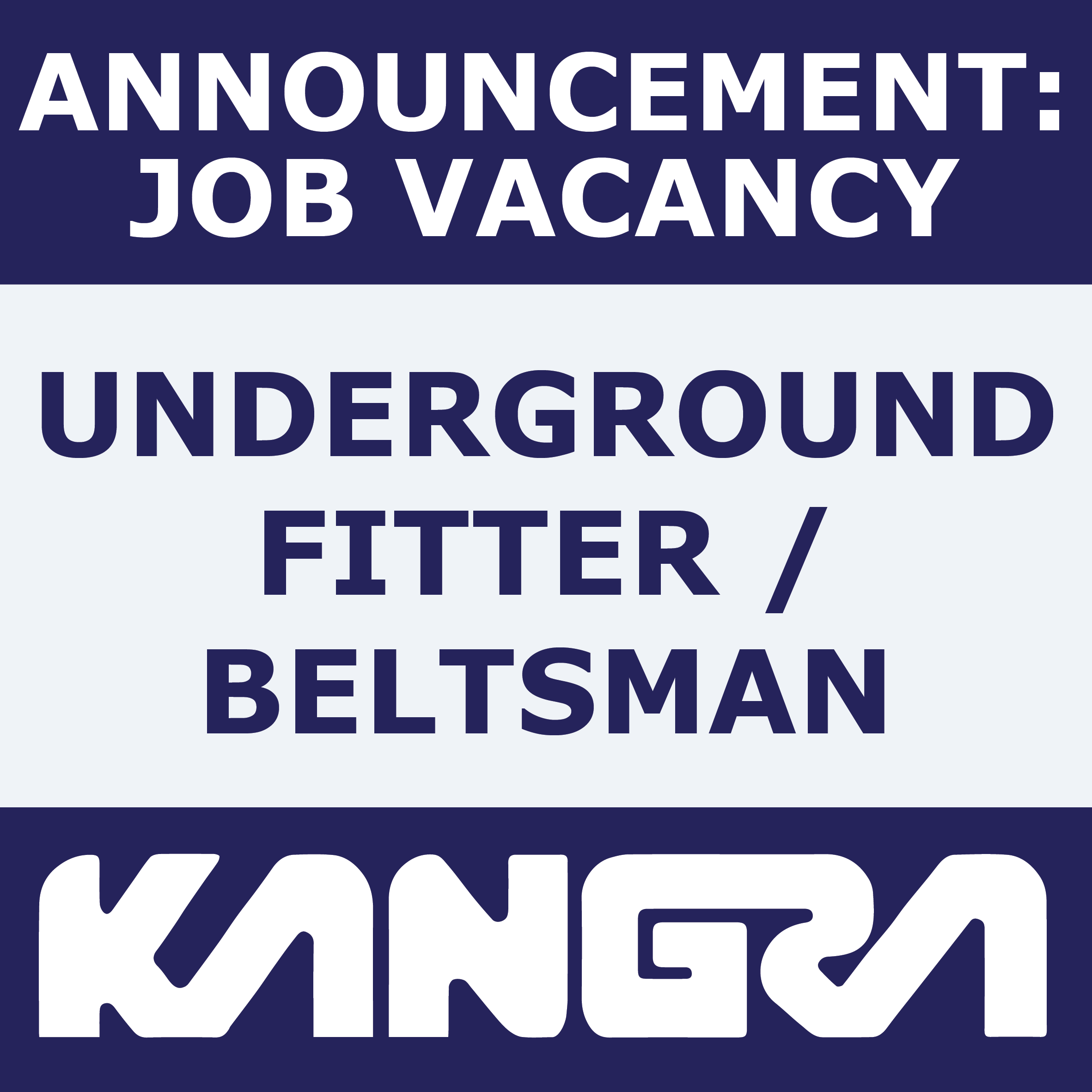 Job Post: Underground Fitter / Beltsman