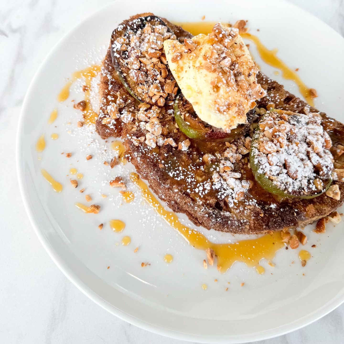 Got a sweet tooth, this weekends special might be for you!

Rabanads (Portuguese style French toast) 
Served with a salted caramel butter, roasted figs, toasted hazelnut and a citrus mascarpone 🍋