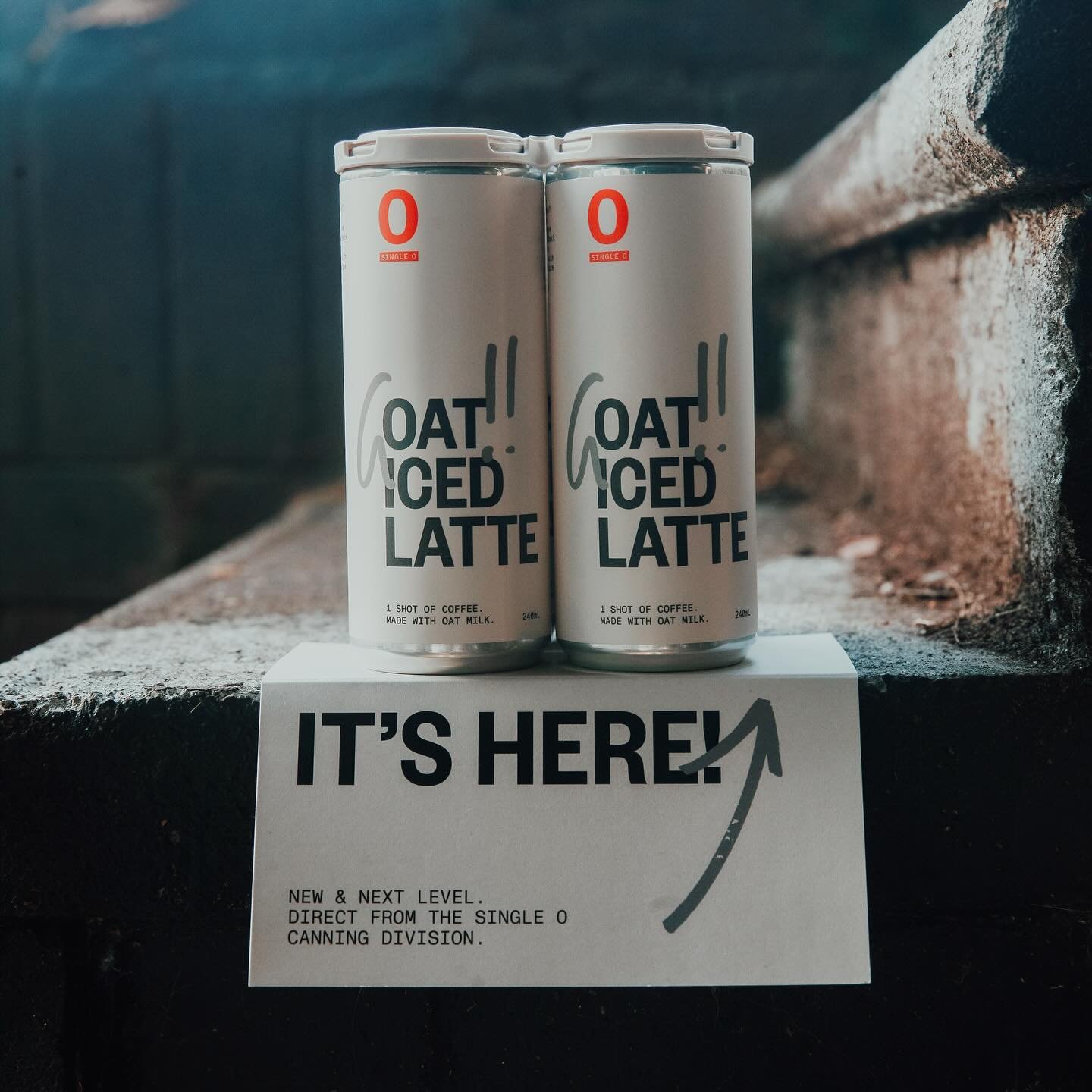 It&rsquo;s here! New and improved from the @single_o canning division! Canned oat milk iced lattes ☕️ now available in store for those warmer days ☀️