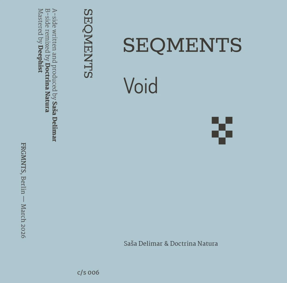 Saša Delimar - SEQMENTS: Void [FRGMNTS]