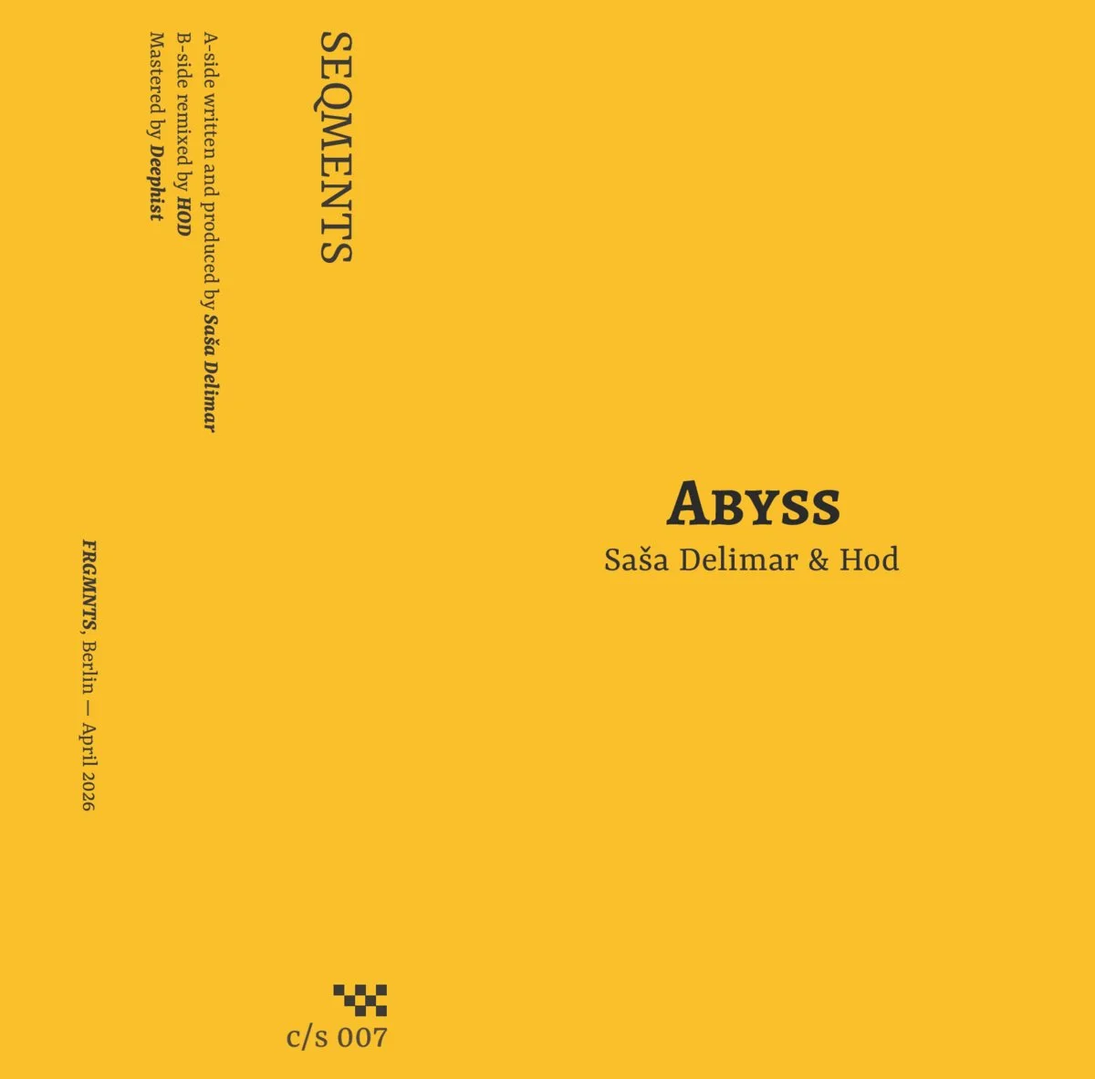 Saša Delimar - Seqments: Abyss [FRGMNTS]