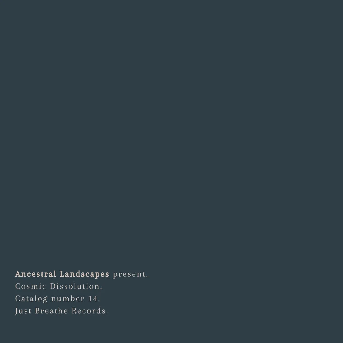 Ancestral Landscapes - I