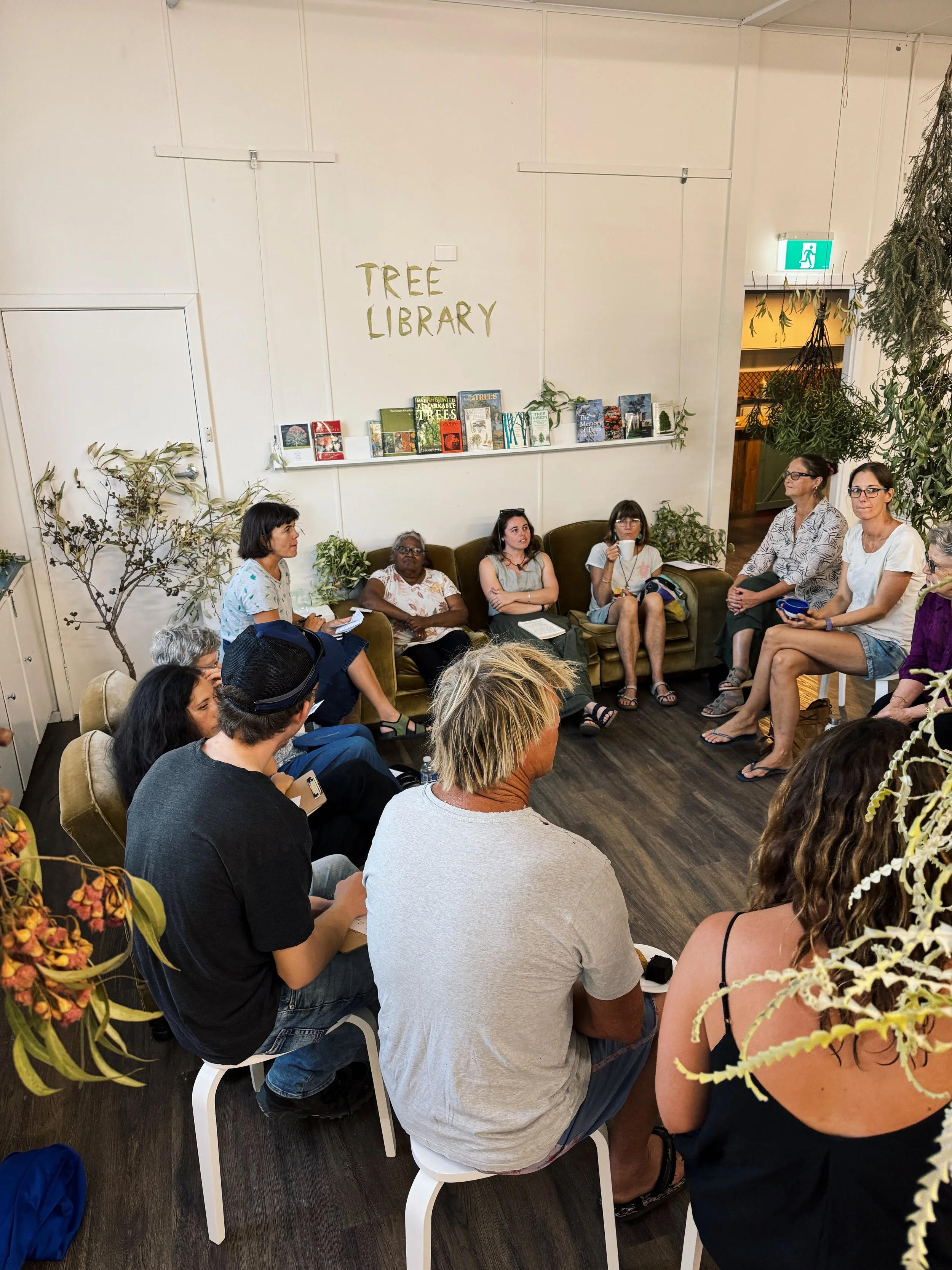 Tree Talk with Aunty Annie Dabb and Katie White. Photography by Katie Witt.