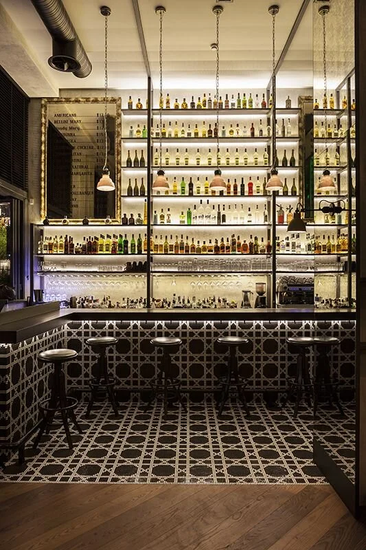 Mosaico | decoro Vienna Nero design by Carlo Dal Bianco | fonte Pinterest