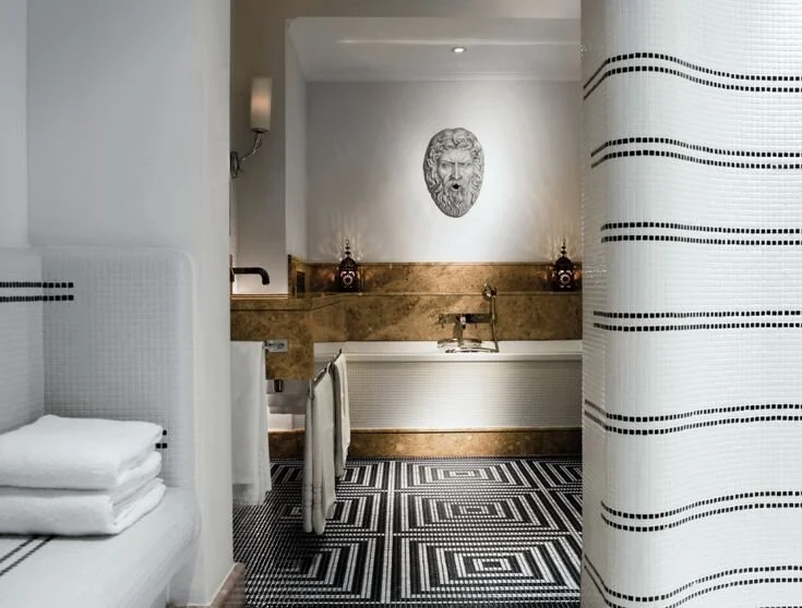 Mosaico | decoro Wenge Nero design by Carlo Dal Bianco | fonte Pinterest