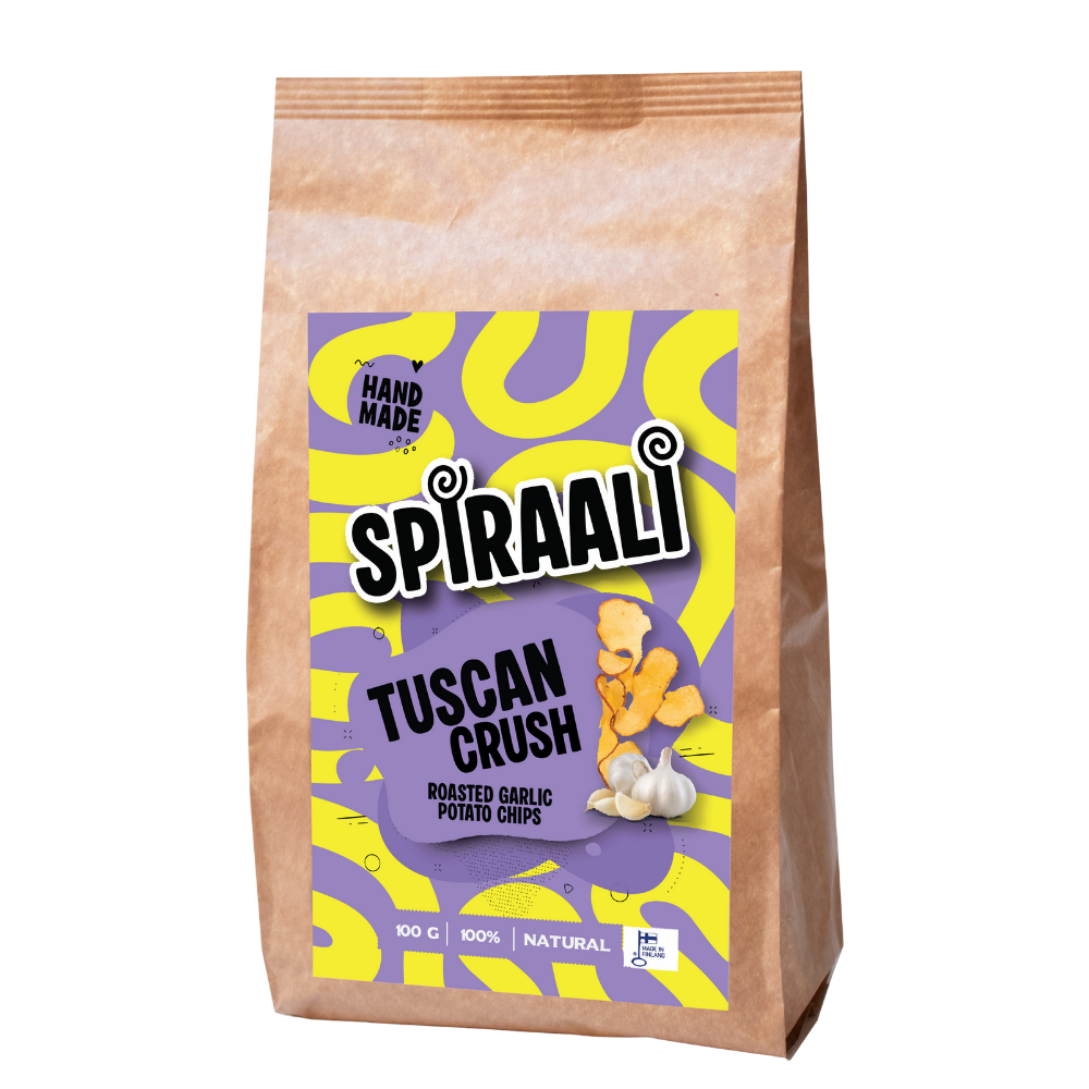 Paahdettu valkosipuli – Perunasipsit