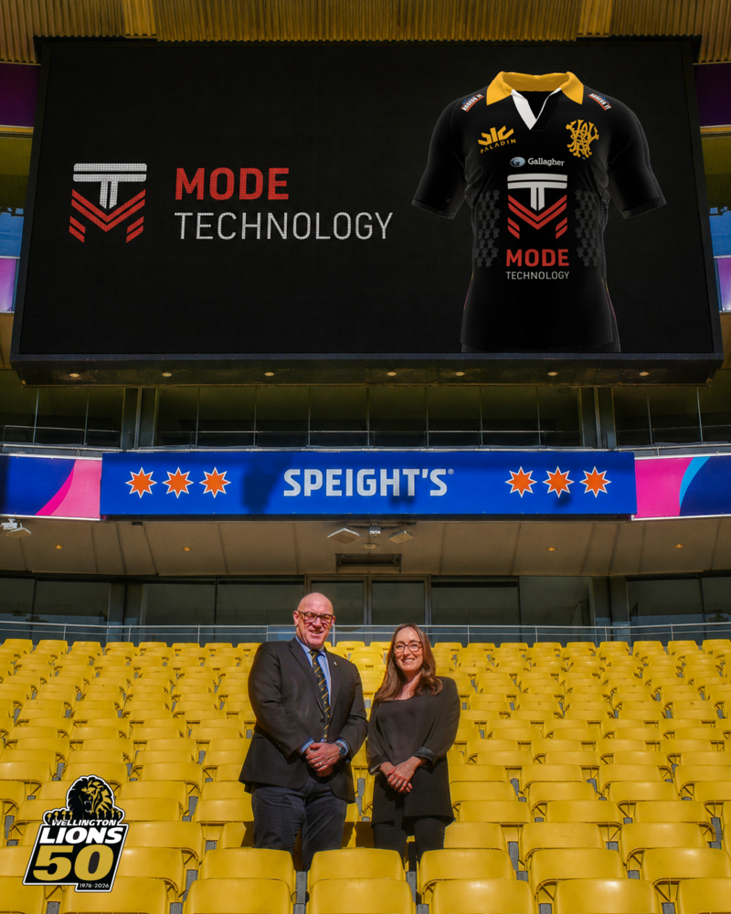 Mode Technology Named Major Partner of the Wellington Lions