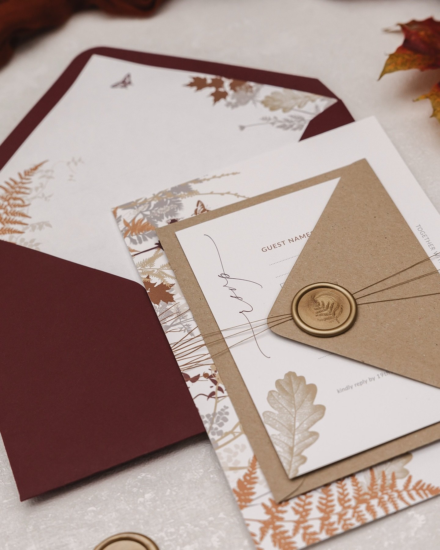 Autumn is possibly my favourite season, and I guess it shows in the fact that I now have two autumn-inspired collections! This is the Autumn Meadow collection (the Meadow collection is also available in Summer and Rustica - which I&rsquo;ll share soo