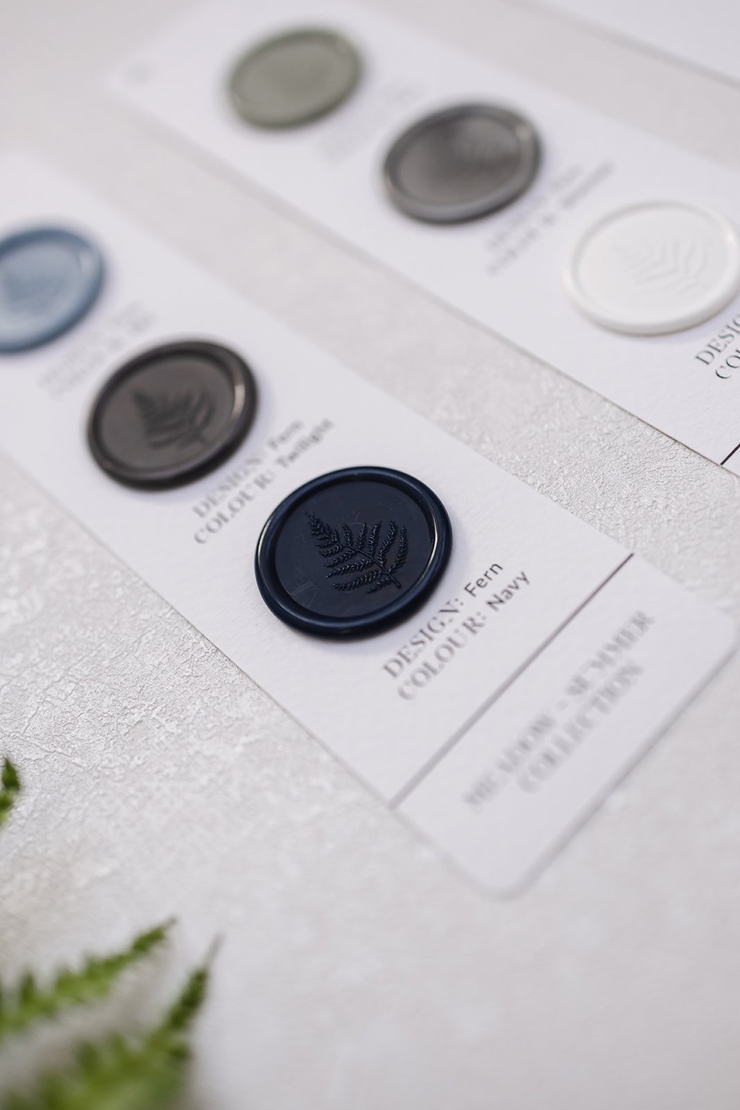 Examples of wax seal colours