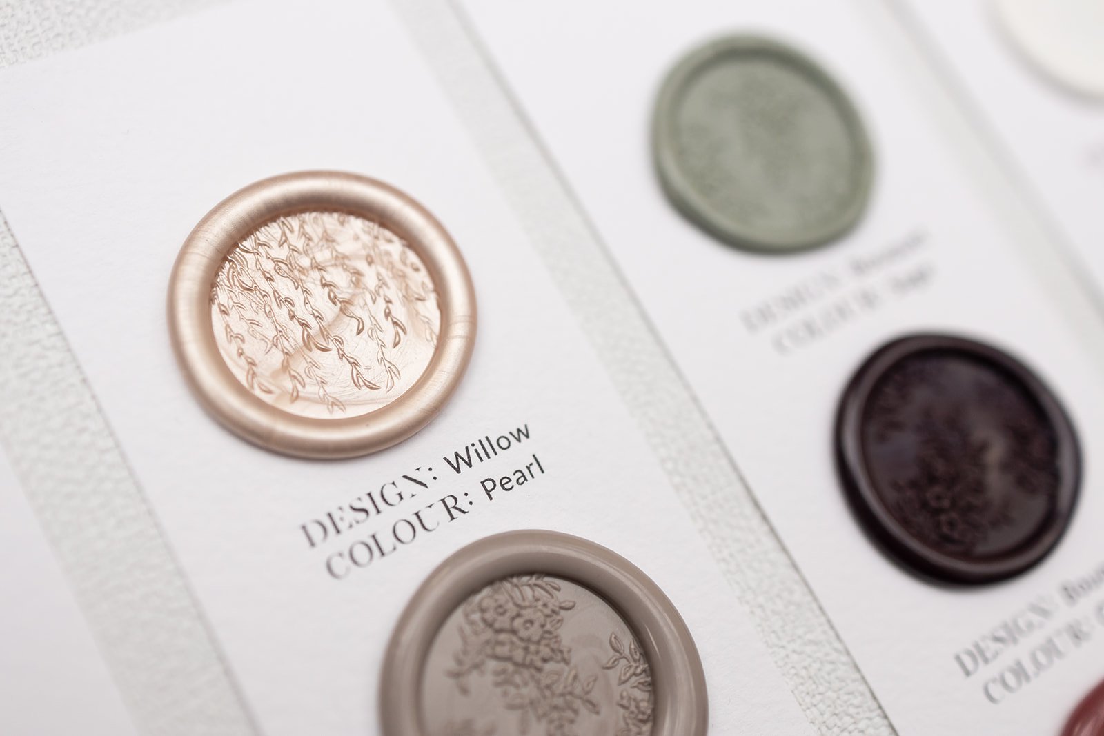 Splendour wax seals