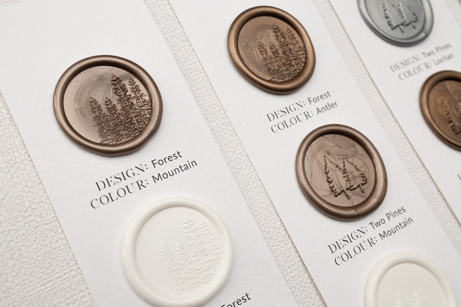 Highland Romance collection wax seals